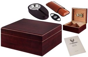 GERMANUS Humidor set cave à cigares avis test